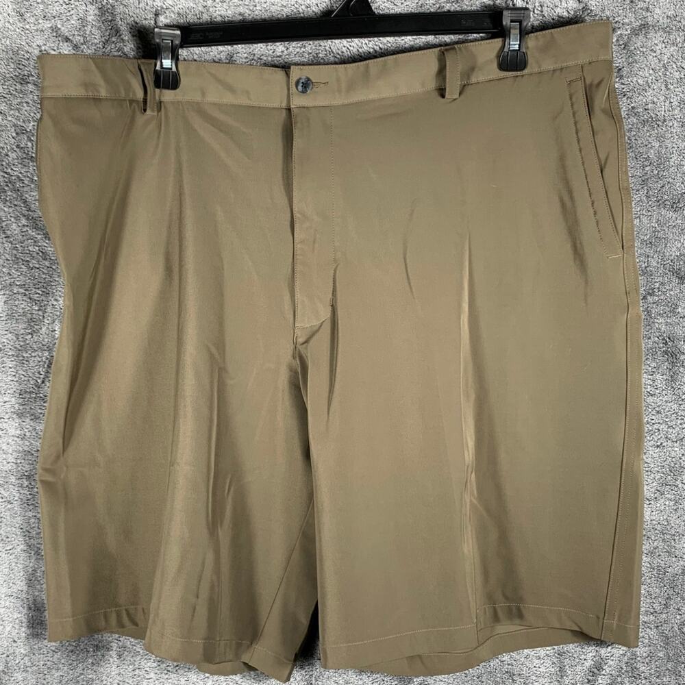Nike Shorts Mens 42 Brown Golf Dry Fit Flat Front Performance Outdoor Sport
